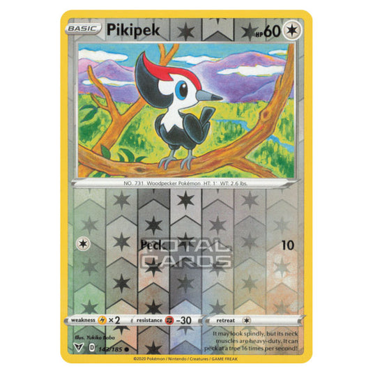 Pokemon - Sword & Shield - Vivid Voltage - Pikipek - 143/185 - (Reverse Holo)