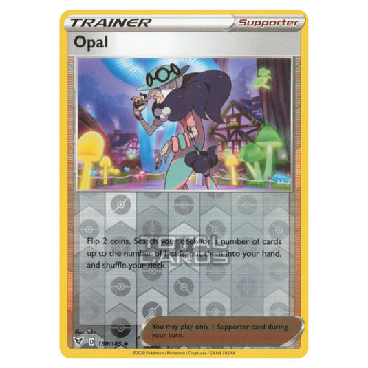 pokemon opal card Vivid Voltage #197 variation to centering Pokemon - Opal - TG28