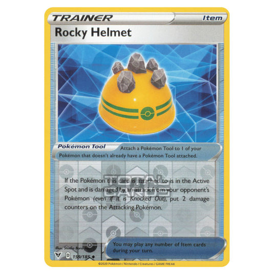 Pokemon - Sword & Shield - Vivid Voltage - Rocky Helmet - 159/185 - (Reverse Holo)