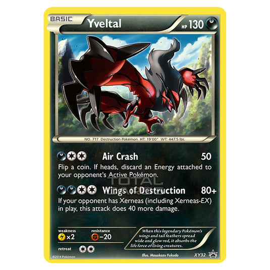 Pokemon - XY - XY Black Star Promos - Yveltal - XY32