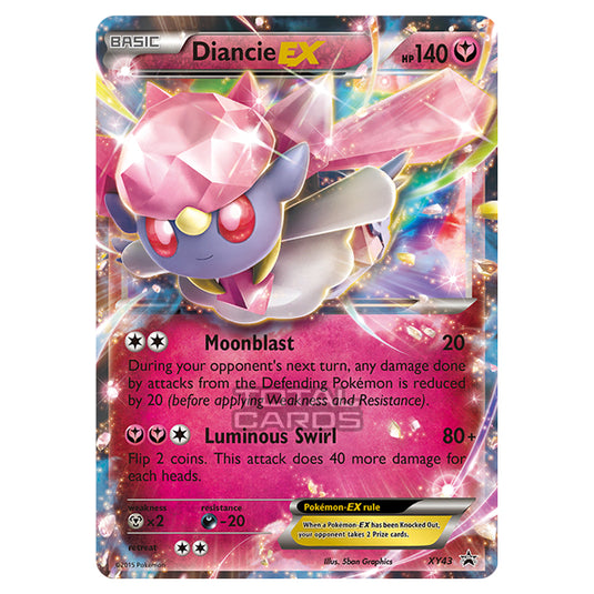 Pokemon - XY - XY Black Star Promos - Diancie EX - XY43