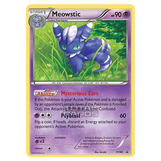 Pokemon - XY - XY Black Star Promos - Meowstic - XY48