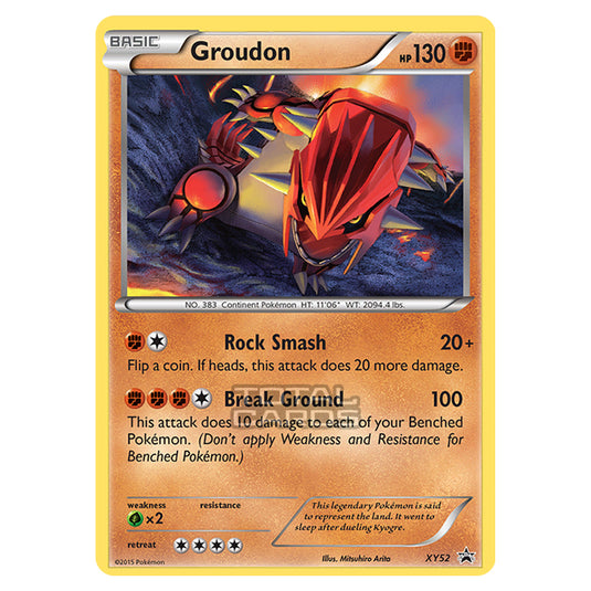 Pokemon - XY - XY Black Star Promos - Groudon - XY52