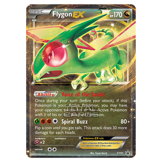 Pokemon - XY - XY Black Star Promos - Flygon EX - XY61