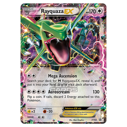 Pokemon - XY - XY Black Star Promos - Rayquaza EX - XY66