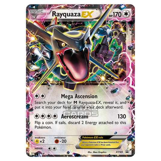 Pokemon - XY - XY Black Star Promos - Rayquaza EX - XY69