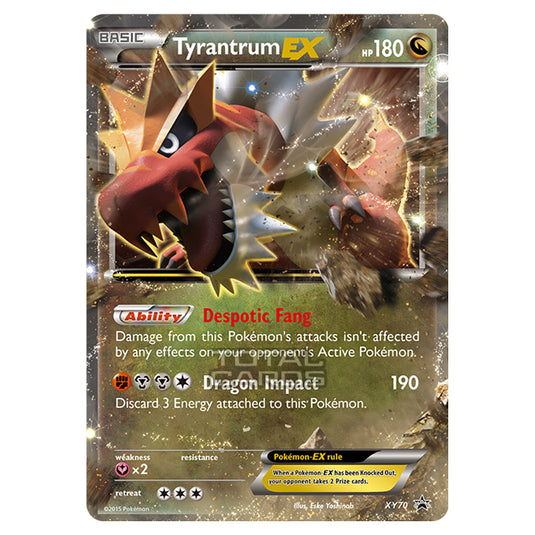 tyrantrum ex pokemon card Box Game Toys & Games Colorless Dragon Fang (190) Discard 3 Energy attached to this Pokmon Pokemon - XY - XY