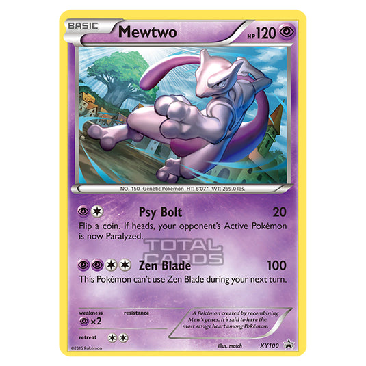 Pokemon - XY - XY Black Star Promos - Mewtwo - XY100