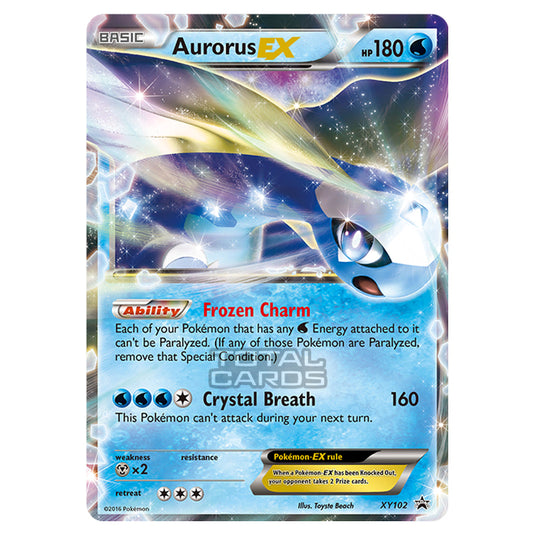 Pokemon - XY - XY Black Star Promos - Aurorus EX - XY102