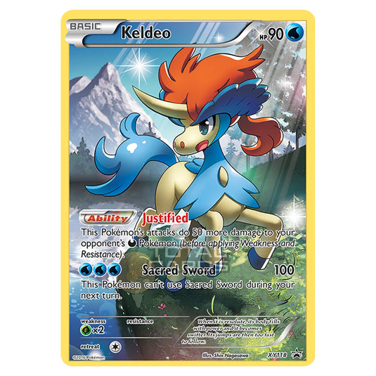 Pokemon - XY - XY Black Star Promos - Keldeo - XY118