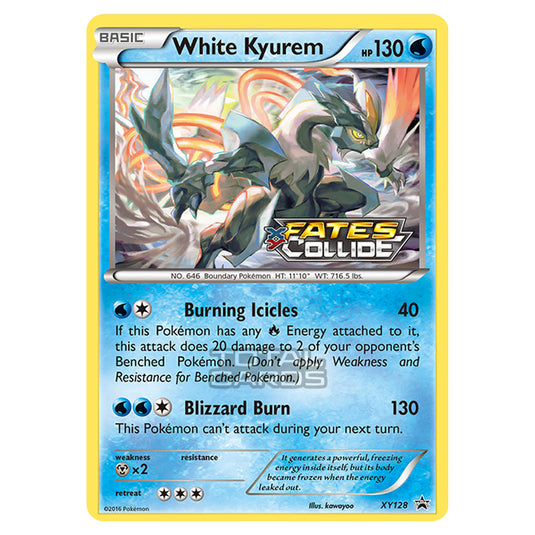 Pokemon - XY - XY Black Star Promos - White Kyurem - XY128