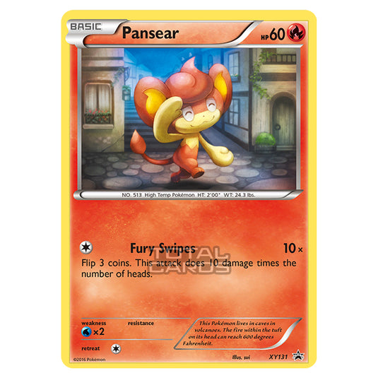 Pokemon - XY - XY Black Star Promos - Pansear - XY131