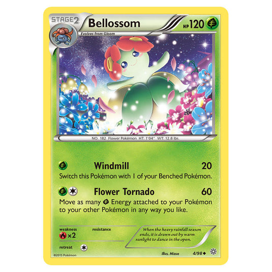 Bellossom 4 card from the Pokemon set Ancient Origins