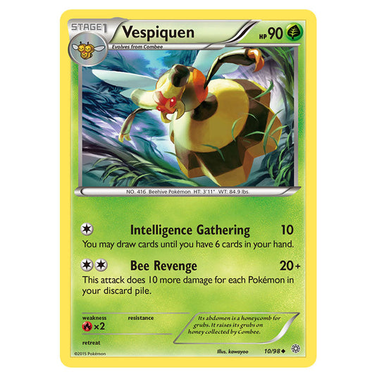 Vespiquen 10 card from the Pokemon set Ancient Origins