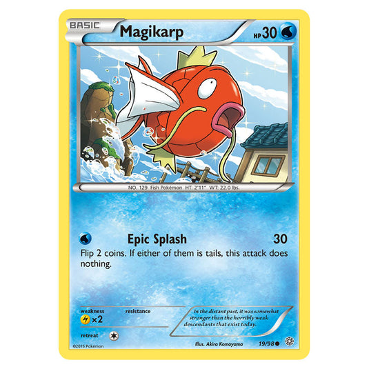 Magikarp 19 card from the Pokemon set Ancient Origins