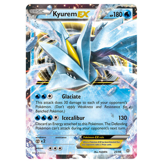 Kyurem-EX 25 card from the Pokemon set Ancient Origins