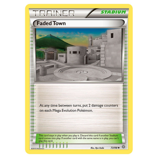 Faded Town 73 card from the Pokemon set Ancient Origins