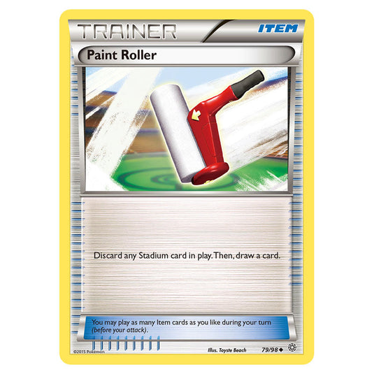 Paint Roller 79 card from the Pokemon set Ancient Origins