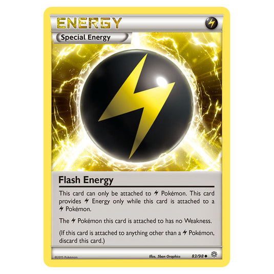 Flash Energy 83 card from the Pokemon set Ancient Origins