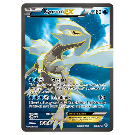 Kyurem-EX 86 card from the Pokemon set Ancient Origins