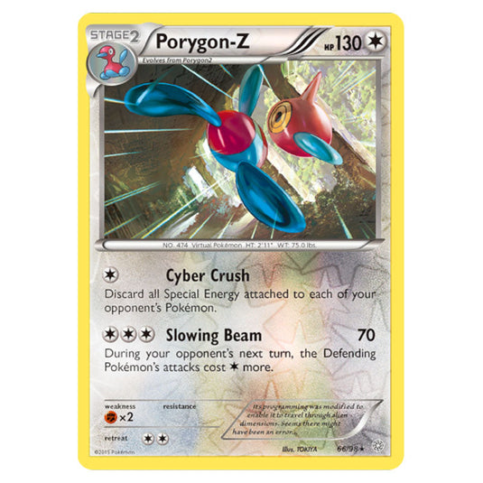 Porygon-Z 66 card from the Pokemon set Ancient Origins