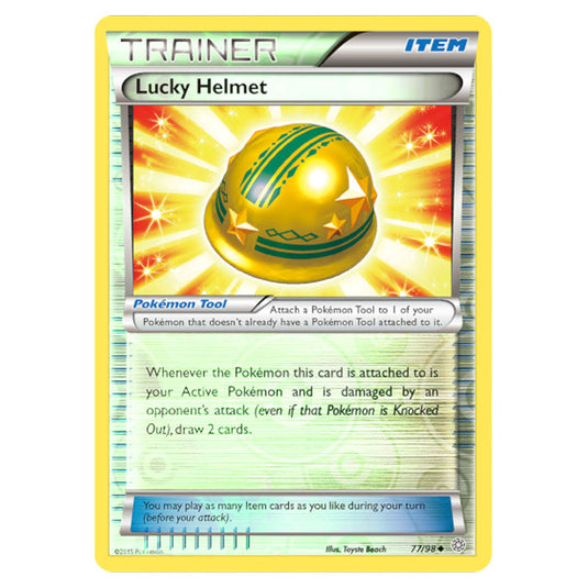 Lucky Helmet 77 card from the Pokemon set Ancient Origins