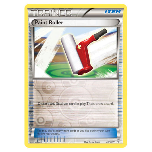 Paint Roller 79 card from the Pokemon set Ancient Origins