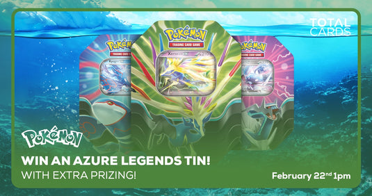 Pokémon - Win an Azure Legends tin - Saturday 1pm (22/02/25)