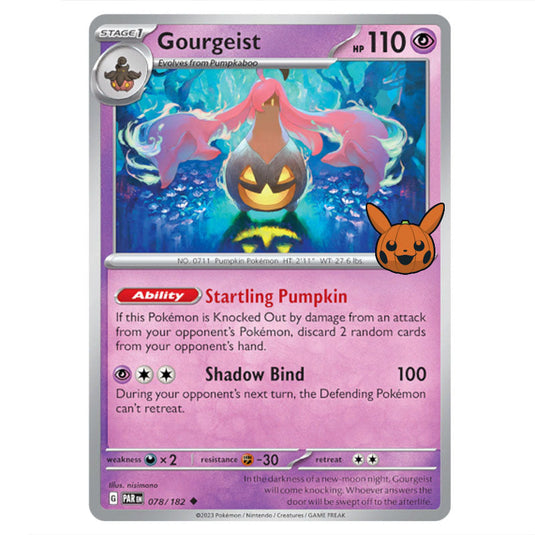 Gourgeist card from the Pokemon set Trick or Trade 2024