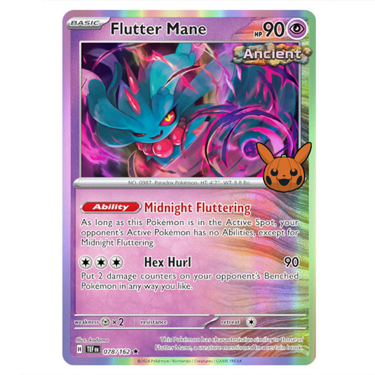 Pokemon - Scarlet & Violet - Trick or Trade 2024 - Flutter Mane Pokemon - Scarlet & Violet - Trick or Trade 2024 - Flutter Mane