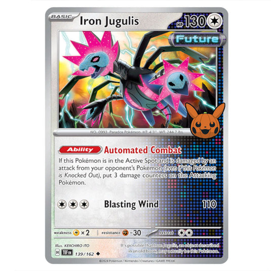 Iron Jugulis card from the Pokemon set Trick or Trade 2024