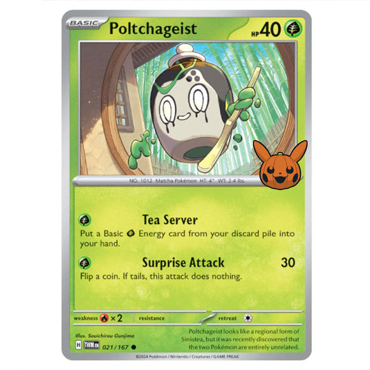 Poltchageist card from the Pokemon set Trick or Trade 2024