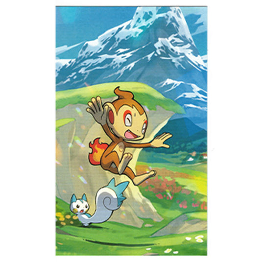 Pokemon - Sinnoh Stars - Mini Tin - Chimchar & Pachirisu - Art Card