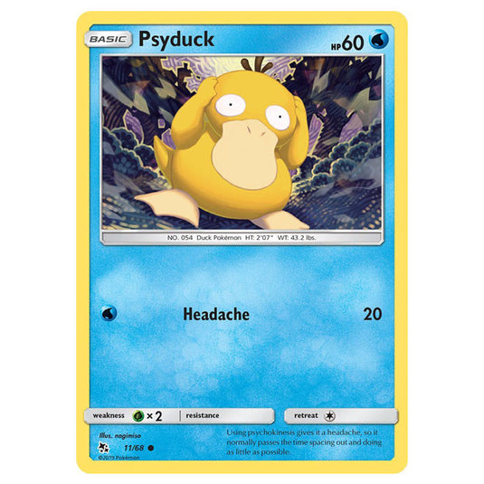 Pokemon - Sun & Moon - Hidden Fates - Psyduck - 11/68