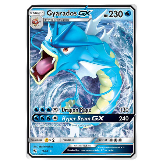 Pokemon - Sun & Moon - Hidden Fates - Gyarados-GX - 16/68