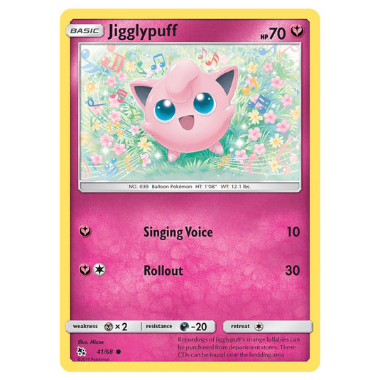 Pokemon - Sun & Moon - Hidden Fates - Jigglypuff - 41/68