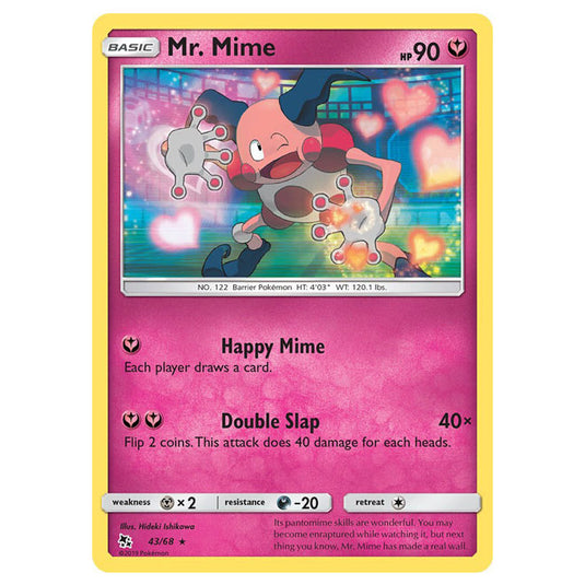 Pokemon - Sun & Moon - Hidden Fates - Mr. Mime - 43/68