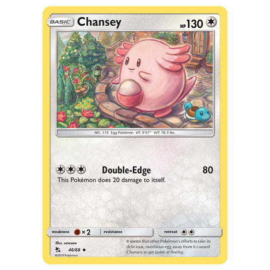 Pokemon - Sun & Moon - Hidden Fates - Chansey - 46/68