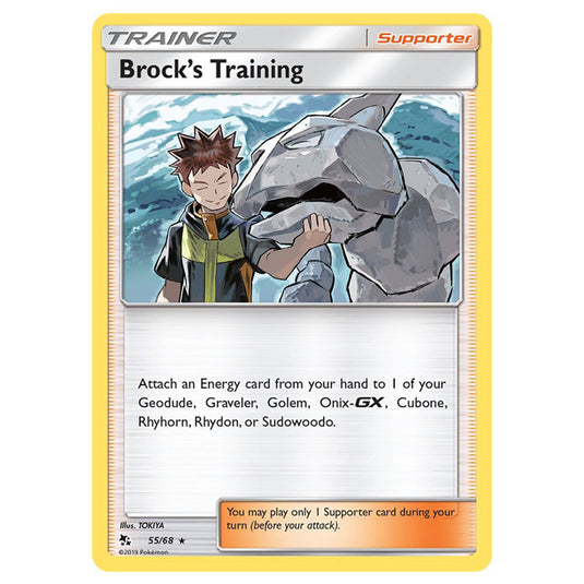 Pokemon - Sun & Moon - Hidden Fates - Brock's Training - 55/68