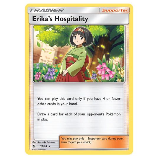 Pokemon - Sun & Moon - Hidden Fates - Erika's Hospitality - 56/68