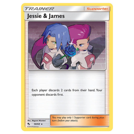 Pokemon - Sun & Moon - Hidden Fates - Jessie & James - 58/68