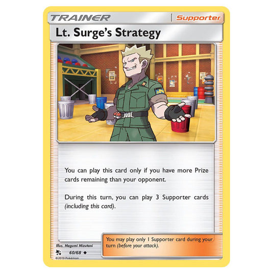 Pokemon - Sun & Moon - Hidden Fates - Lt. Surge's Strategy - 60/68