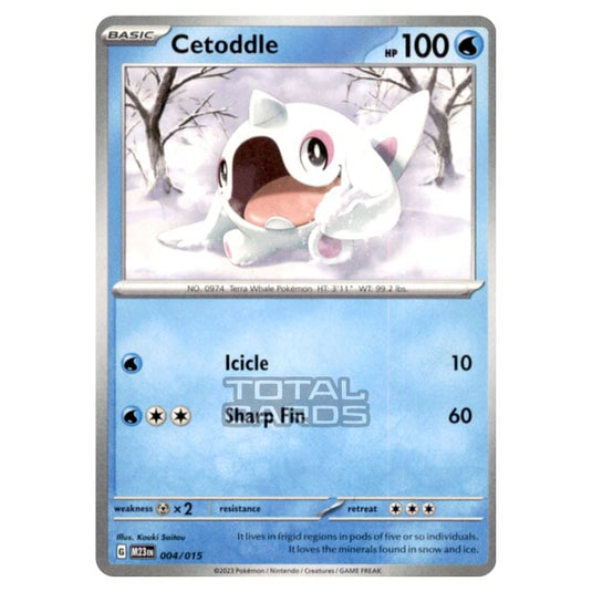cetoddle pokemon card Pokemon - McDonald's Collection 2023 - Cetoddle