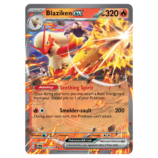 blaziken pokemon card Pokemon Card "Blaziken" sv10 101/098 Japanese Ver (AR)