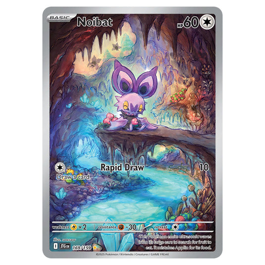 Noibat 169 card from the Pokemon set Journey Together