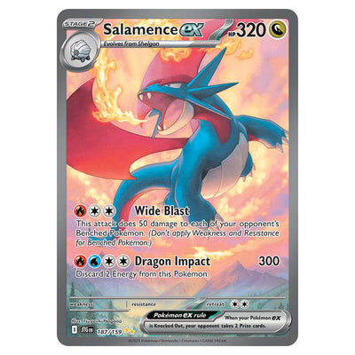 Pokemon - Scarlet & Violet - Journey Together - Salamence ex - 187/159