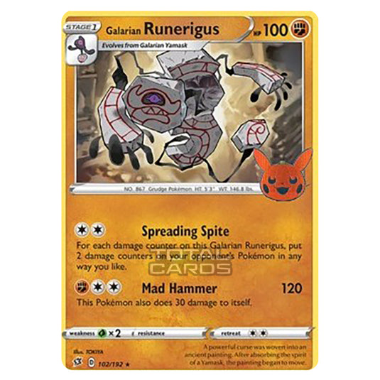 Pokemon - Trick or Trade (2023) - Galarian Runerigus - 102/192