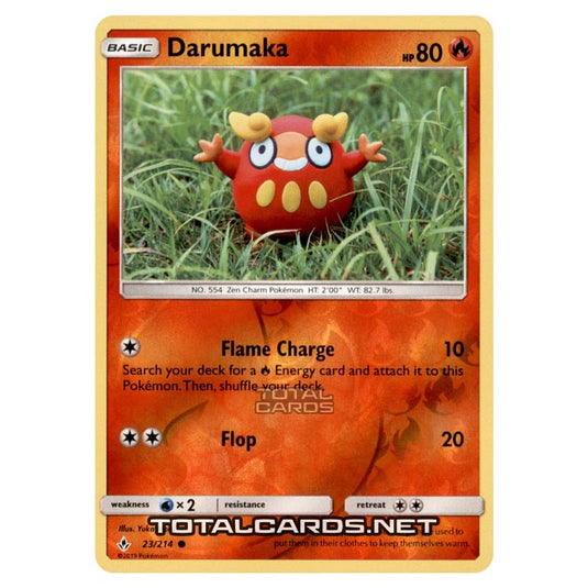 Pokemon - Sun & Moon - Unbroken Bonds - Darumaka - 23/214 - (Reverse Holo)