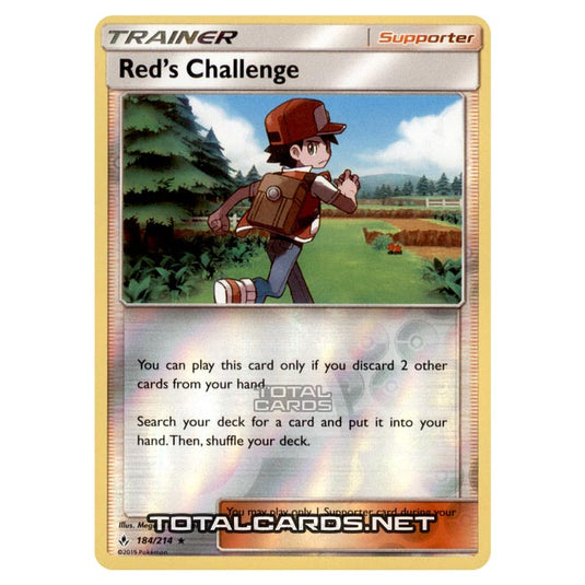 Pokemon - Sun & Moon - Unbroken Bonds - Red's Challenge - 184/214 - (Reverse Holo)