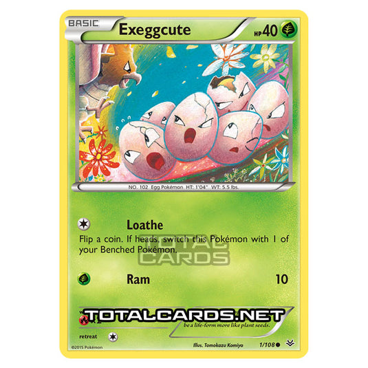 Pokemon - XY - Roaring Skies - Exeggcute - 1/108